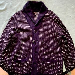 J. Crew 100% lambs wool cardigan small